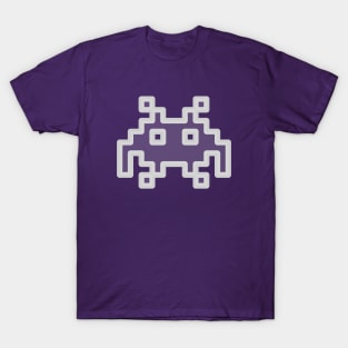 Alien Invader. Transparent. T-Shirt